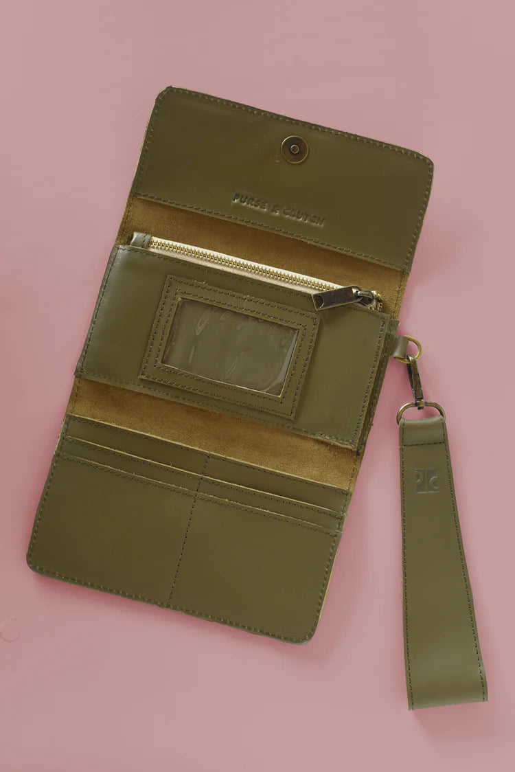 GR Wallet Wristlet in Olive