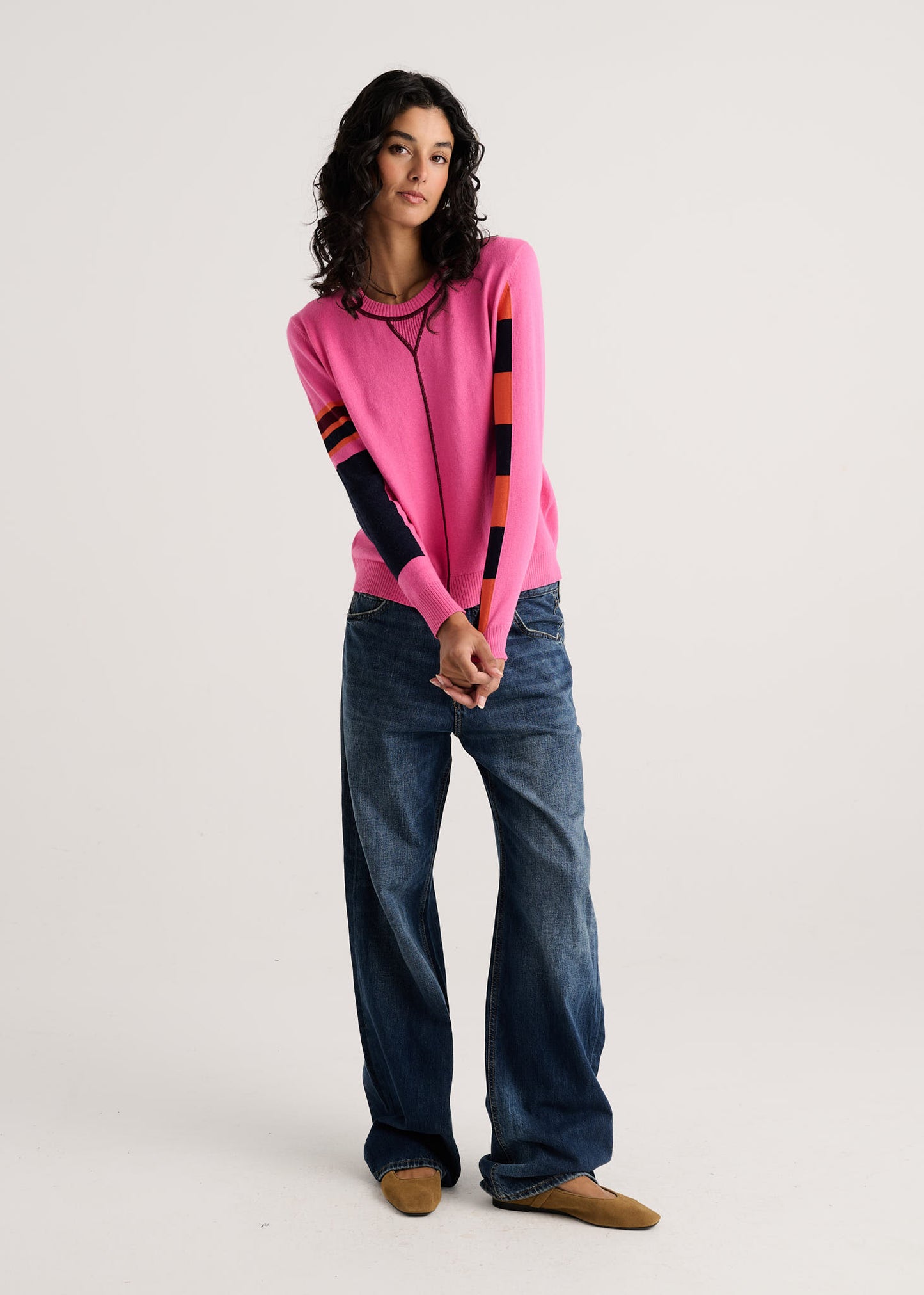 Weekend Ease Sweater in Cosmos