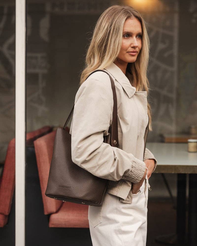 Miranda Bucket Bag - Chocolate