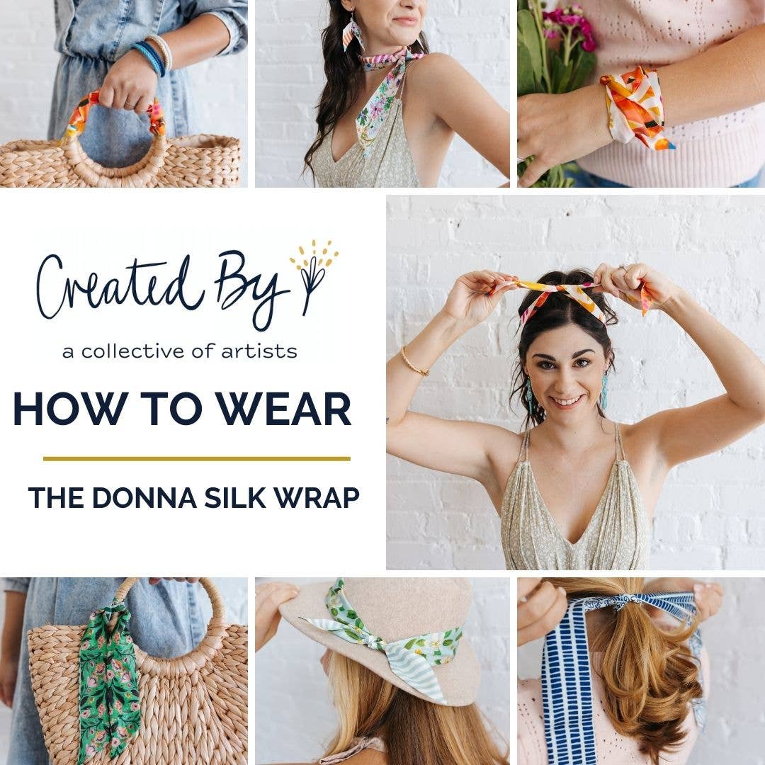 Under the Magnolia Tree Long Silk Wrap