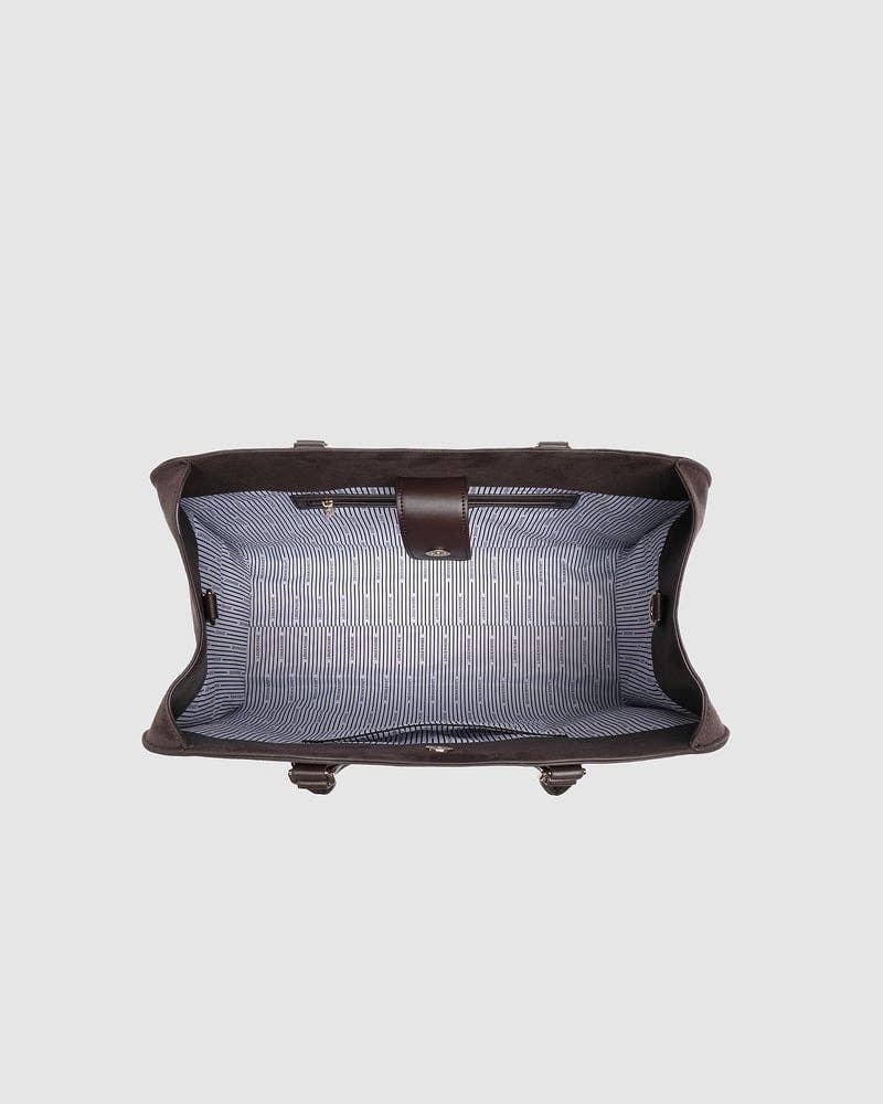 Blaire Tote Bag - Suede Chocolate