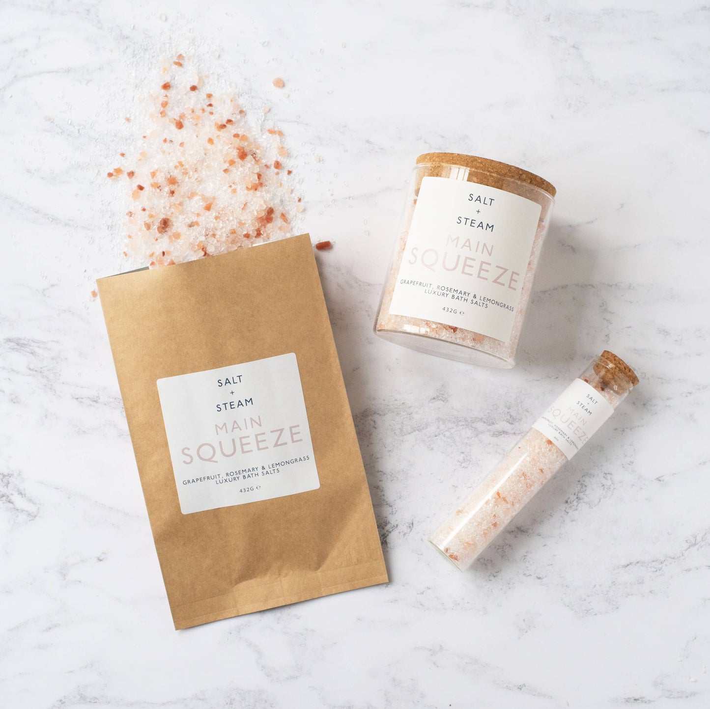 Main Squeeze - Grapefruit & Rosemary Bath Salts