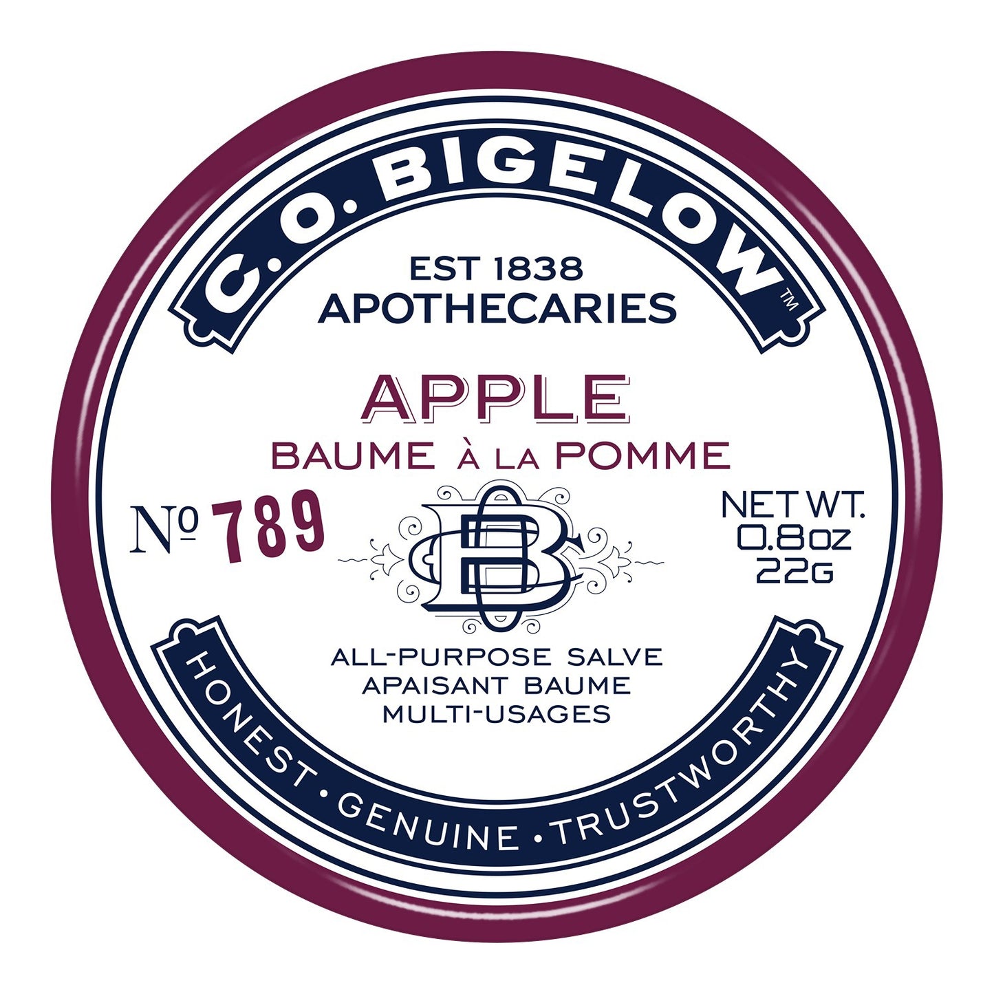 C.O. Bigelow Apple Salve Tin