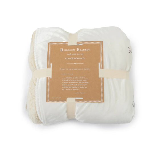 Beautiful Darling (Audrey Hepburn) Heirloom Blanket
