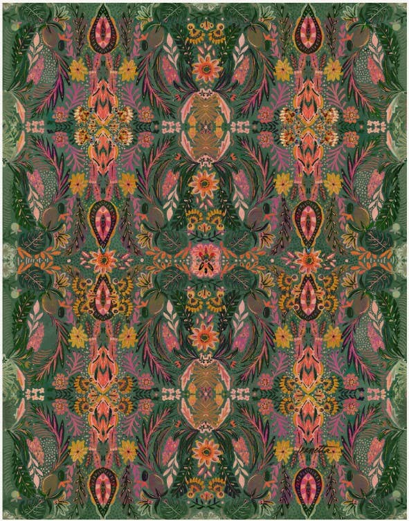 Amina Gold Double-Sided Tea Towel