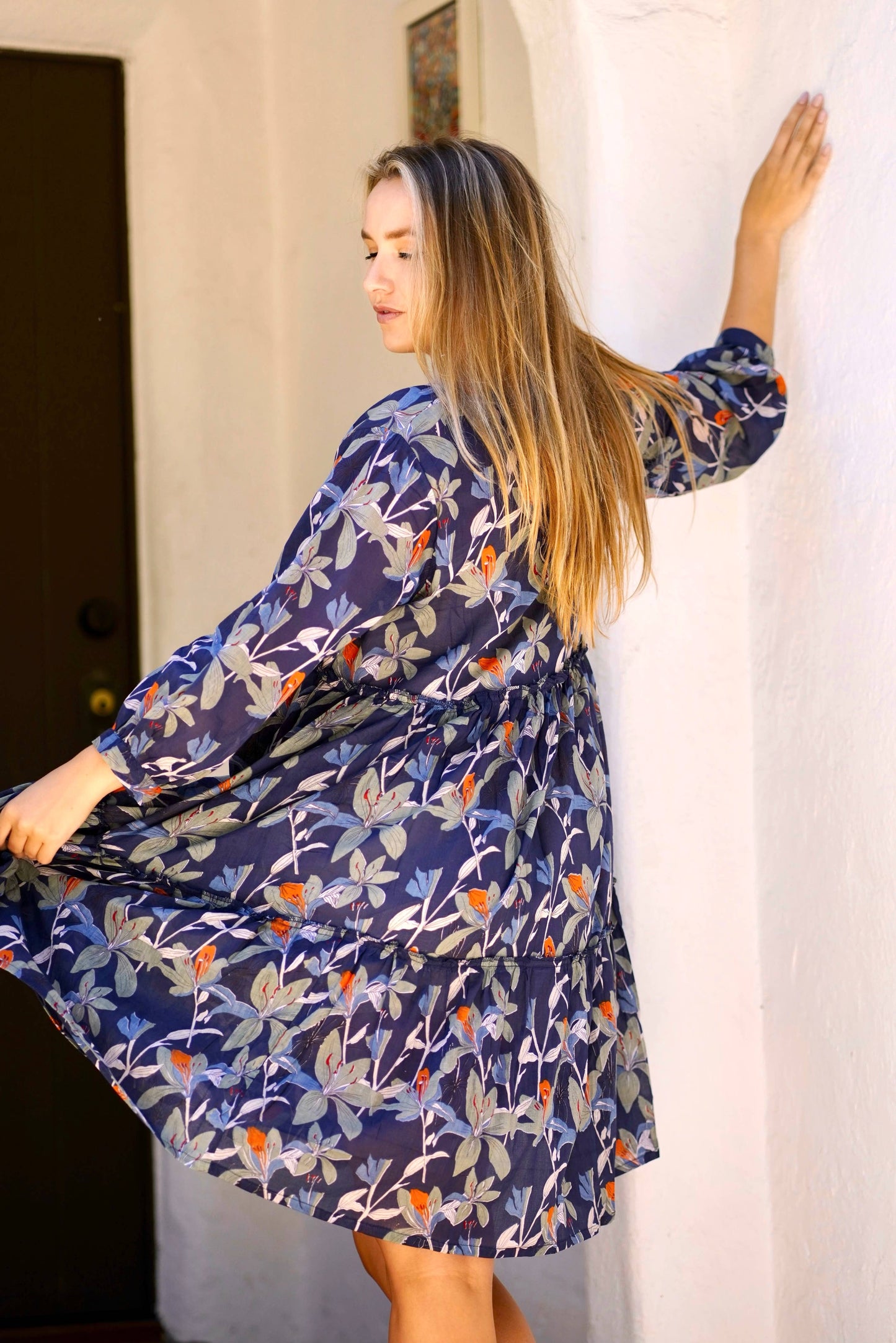 Camby Dress in Navy