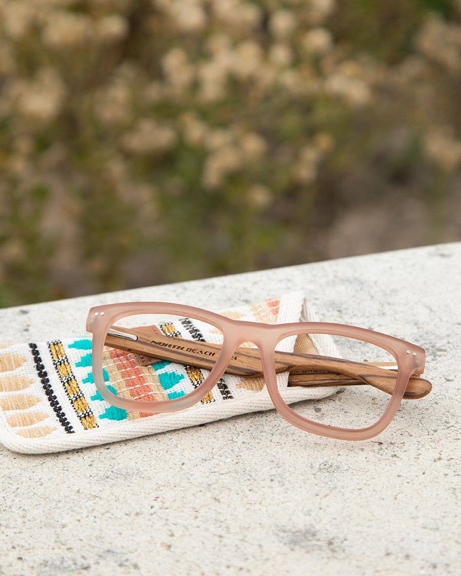 Seaglass Readers - Matte Brown/Zebra Wood