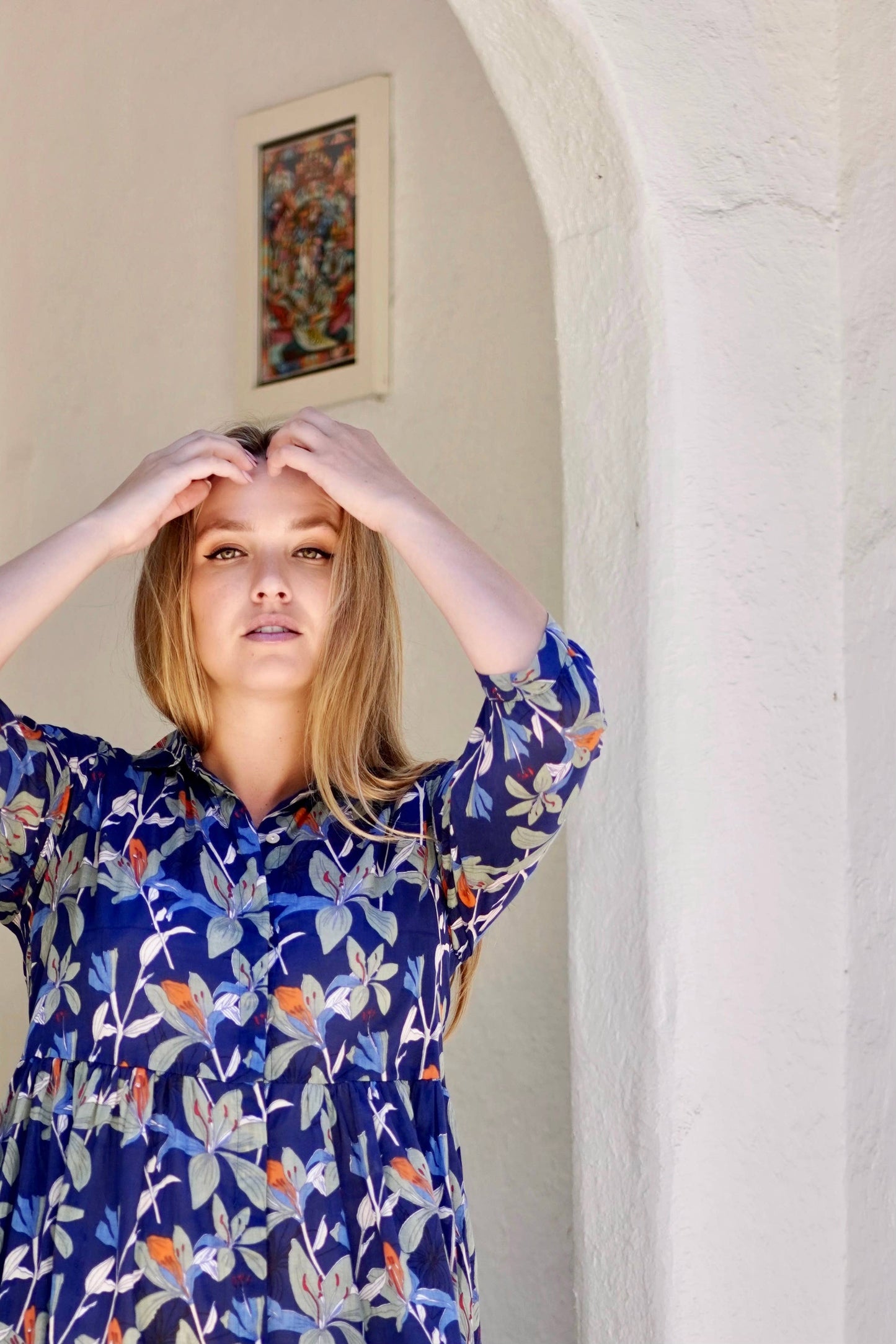 Camby Dress in Navy