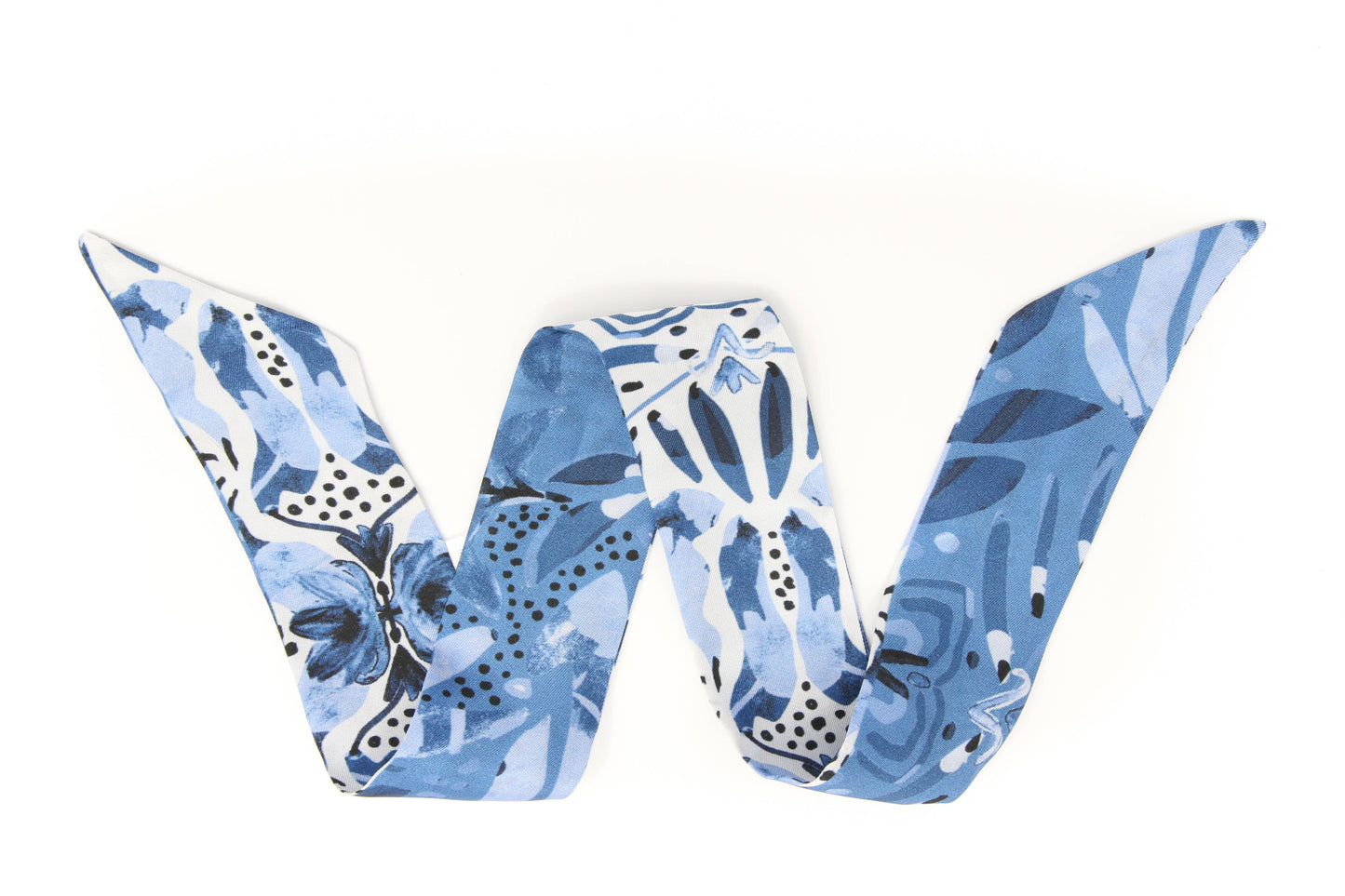 Indigo Amina Blue Silk Wrap