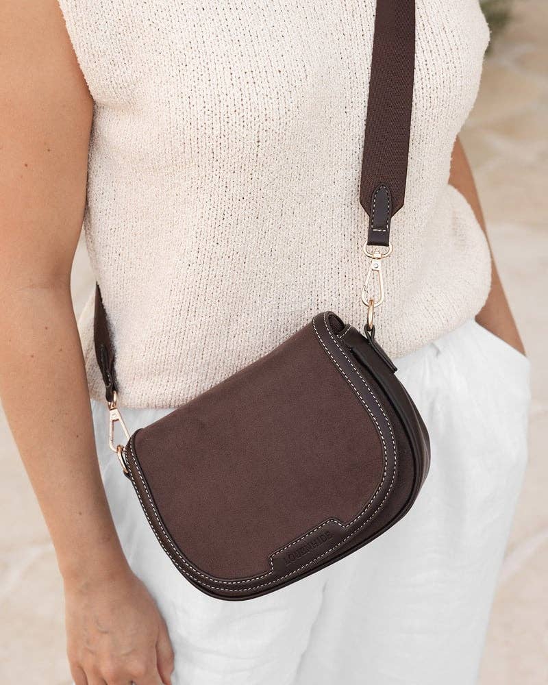 Jade Crossbody Bag - Chocolate