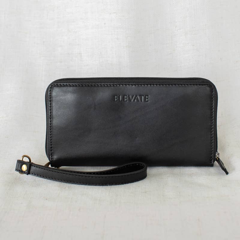 Zipper Wallet in Black