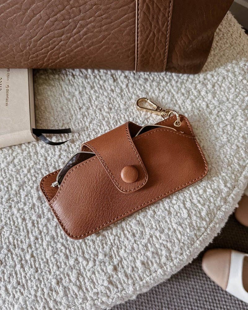 Skittle Sunglass Case - Tan