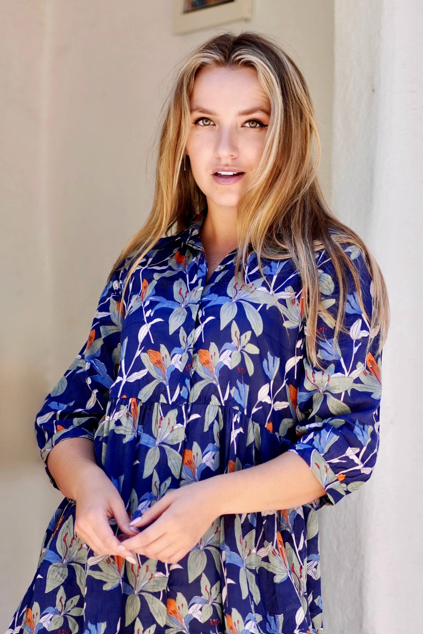 Camby Dress in Navy
