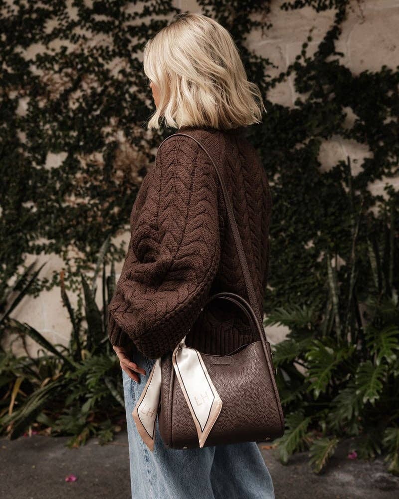 Steffie Mini Tote Bag - Chocolate