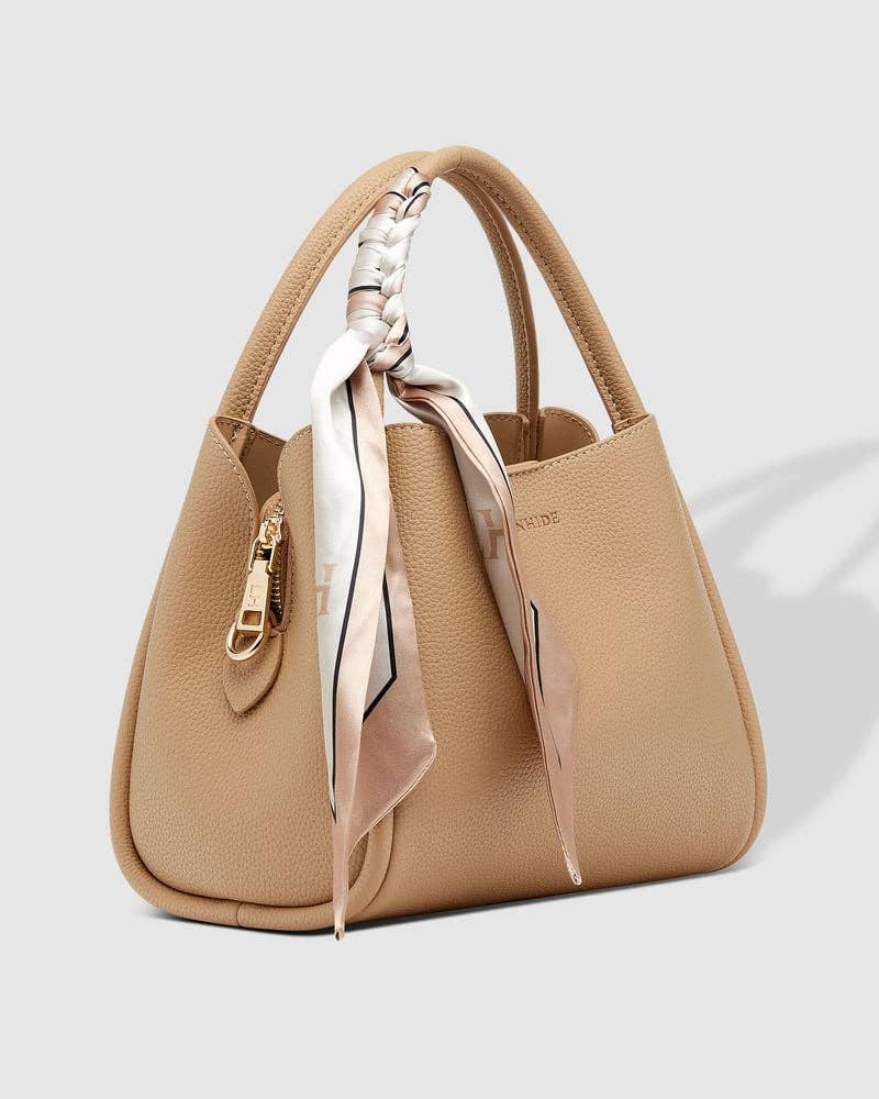 Steffie Mini Tote Bag in Biscuit