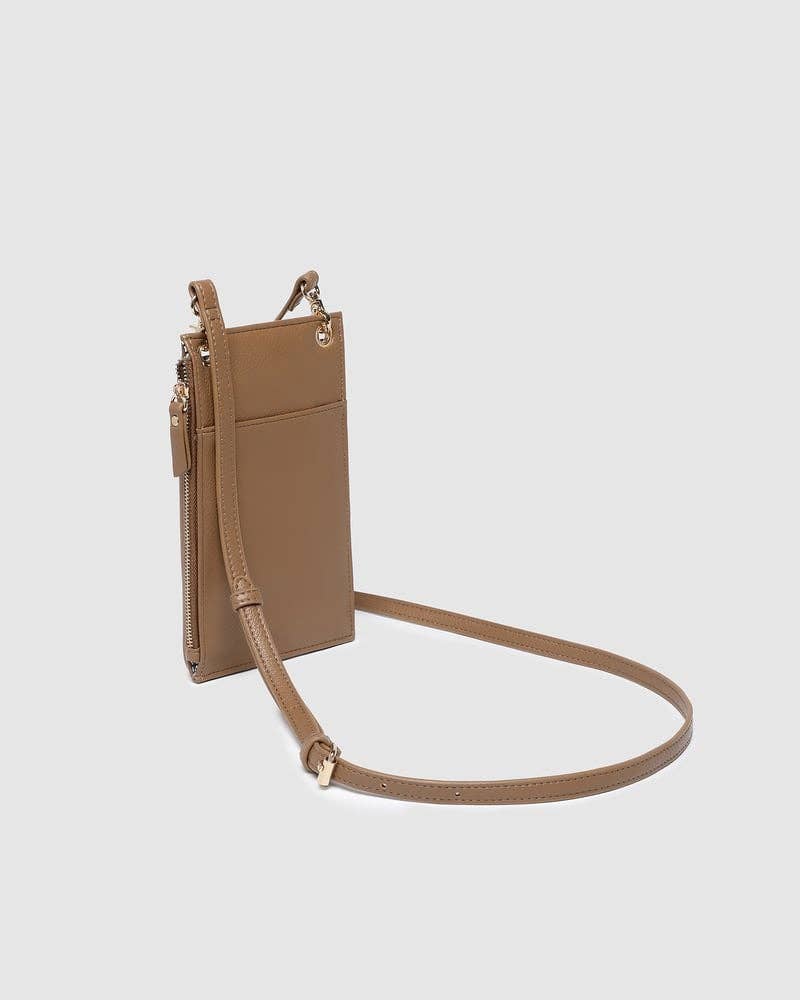Suki RFID Phone Bag - Caramel
