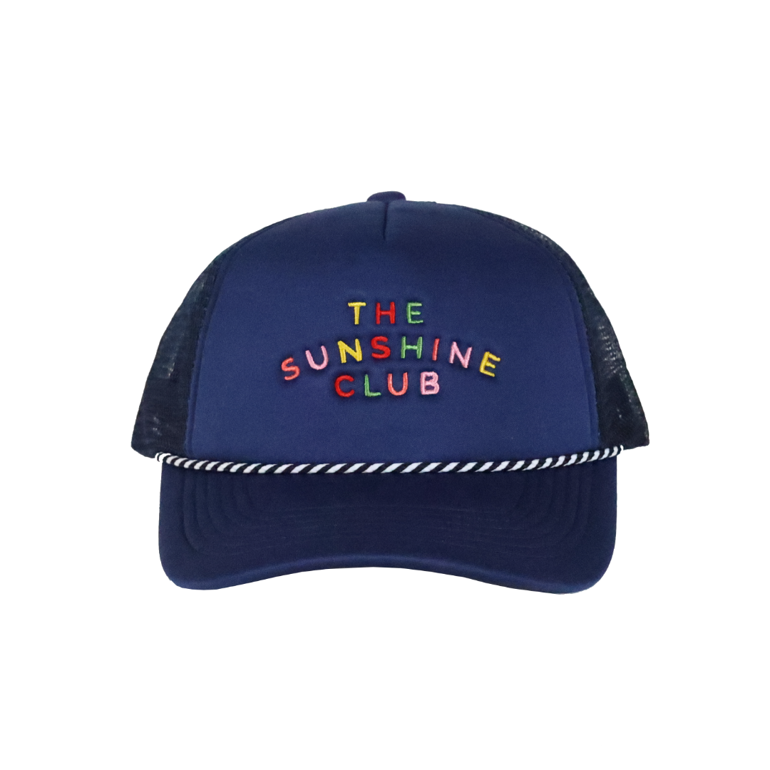 The Sunshine Club Rainbow Trucker Hat
