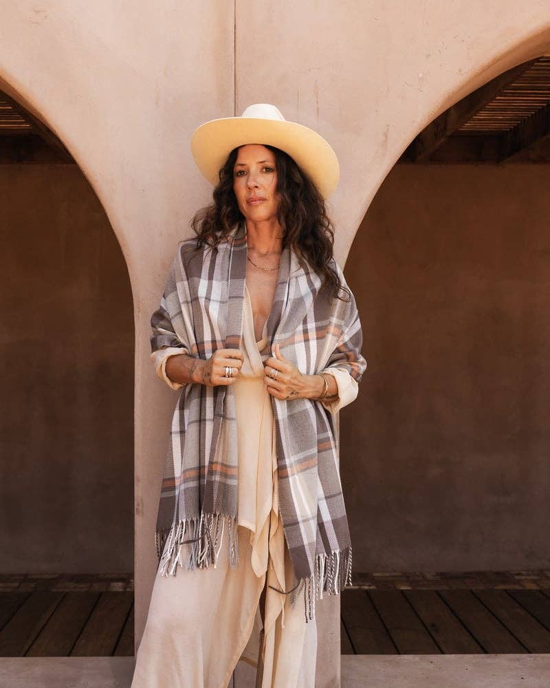 Balmoral Scarf in Taupe