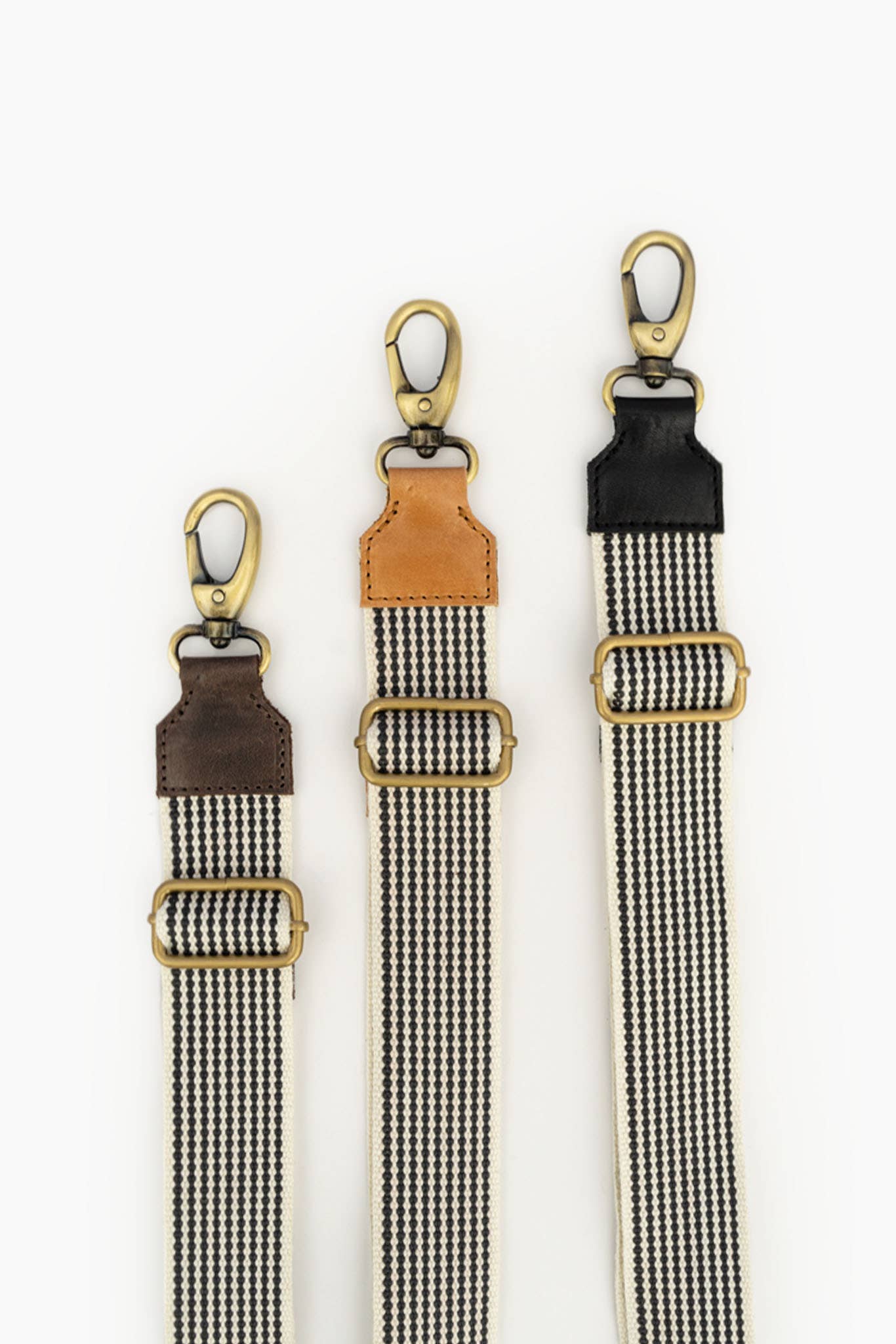 Woven Crossbody Strap in Chestnut