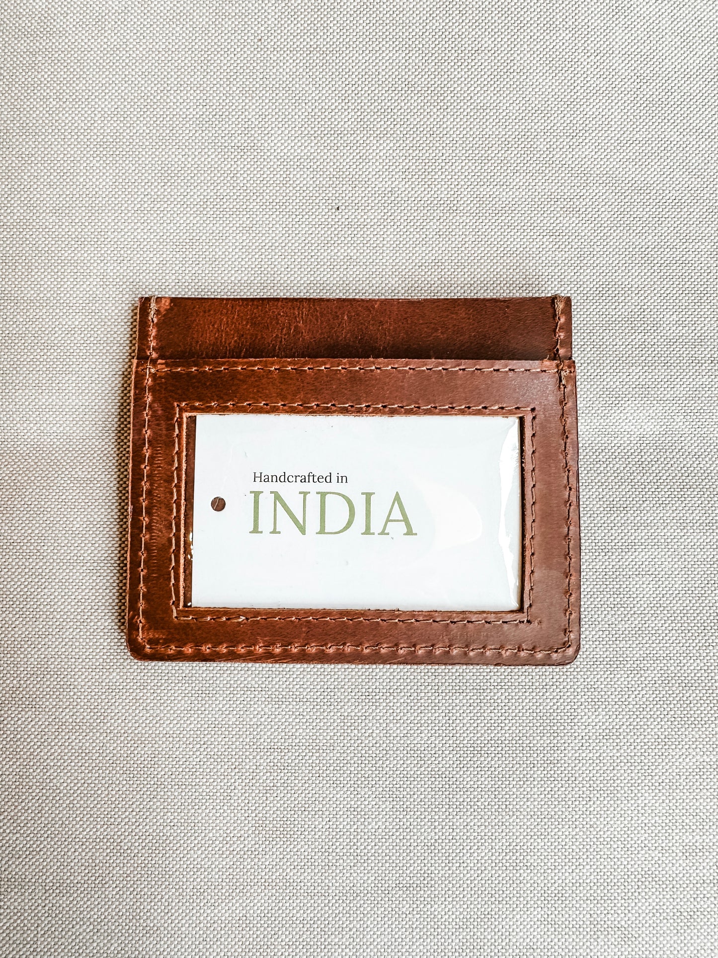 GR Card Wallet in Chestnut