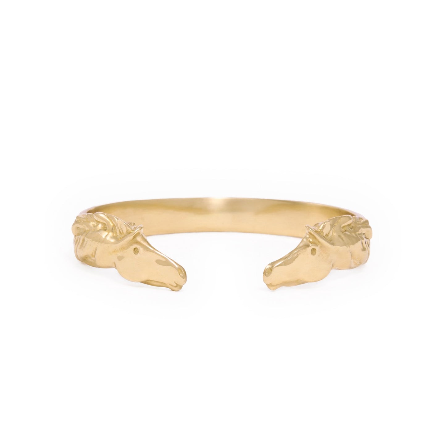 Calliope Horse Cuff Bracelet in Brass by INK + ALLOY