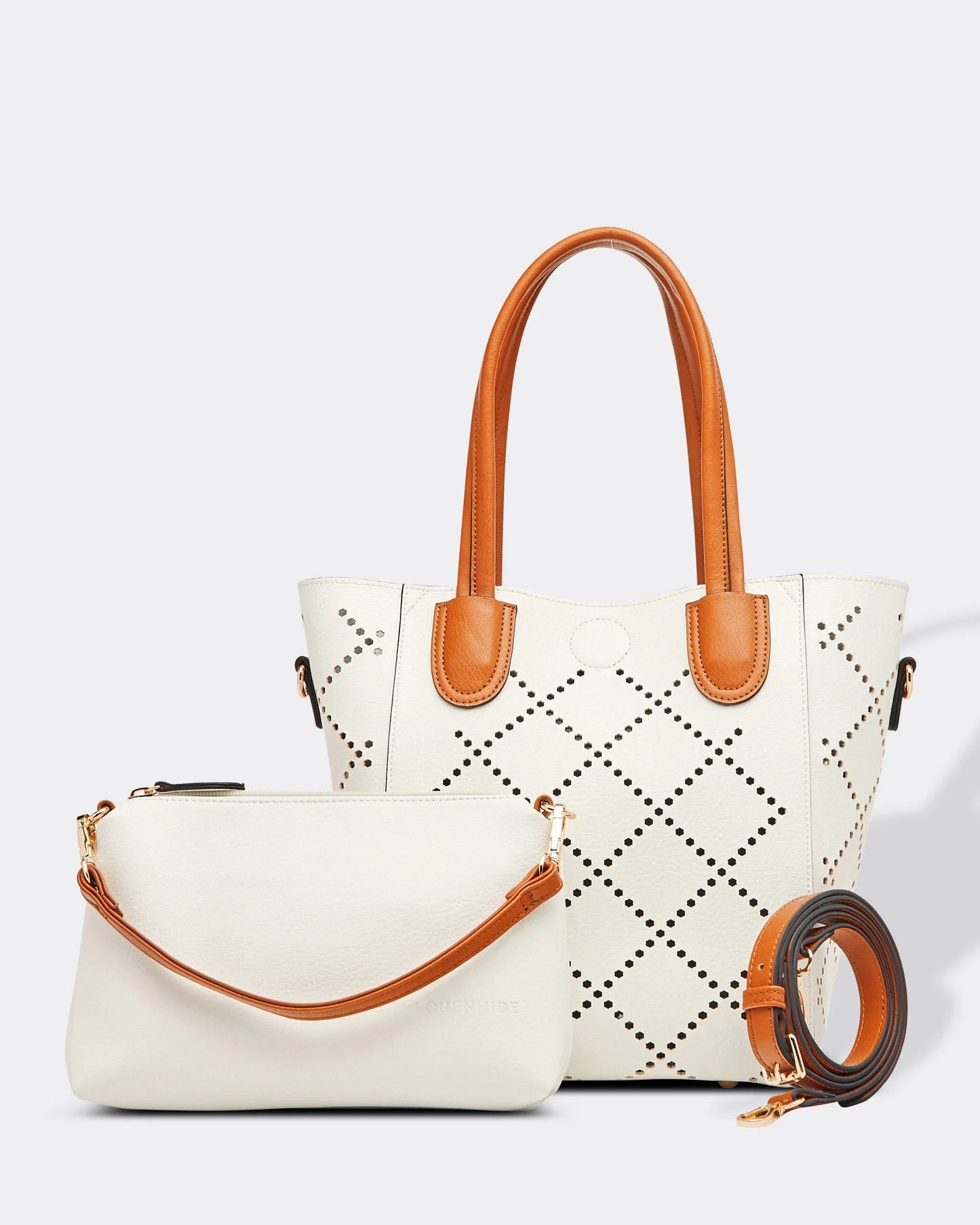 Baby Bermuda Tote Bag in White