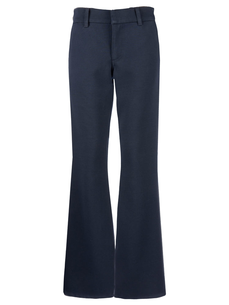 Ana High Rise Fab Ab Trouser Flare (Navy)