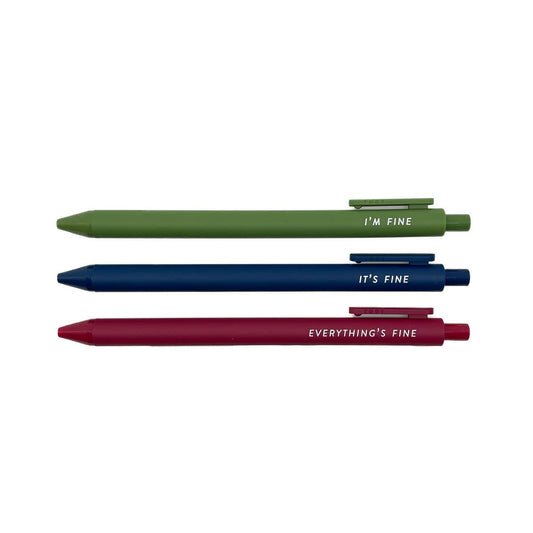 Everything's Fine Pen set