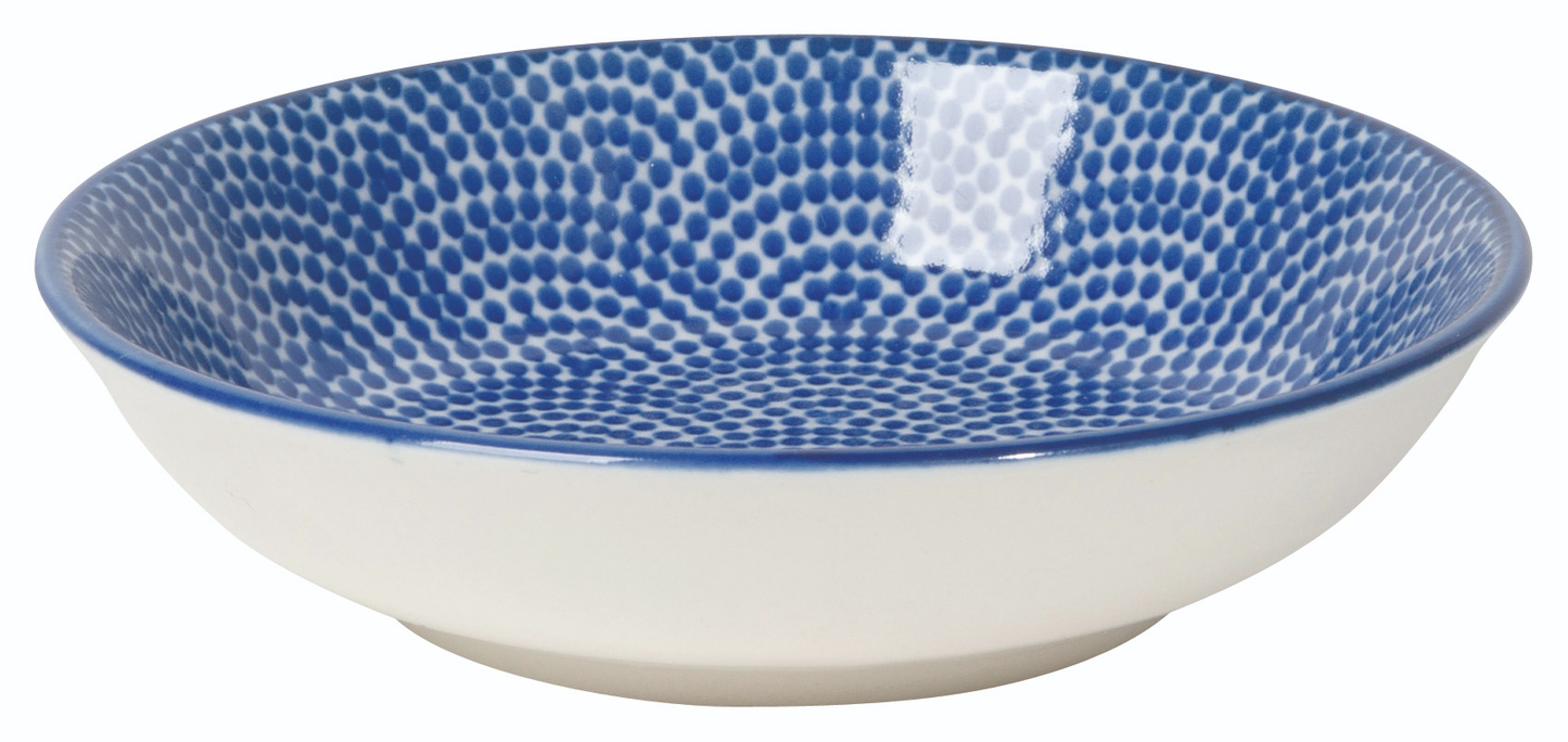 Blue Waves Porcelain Dip Bowl