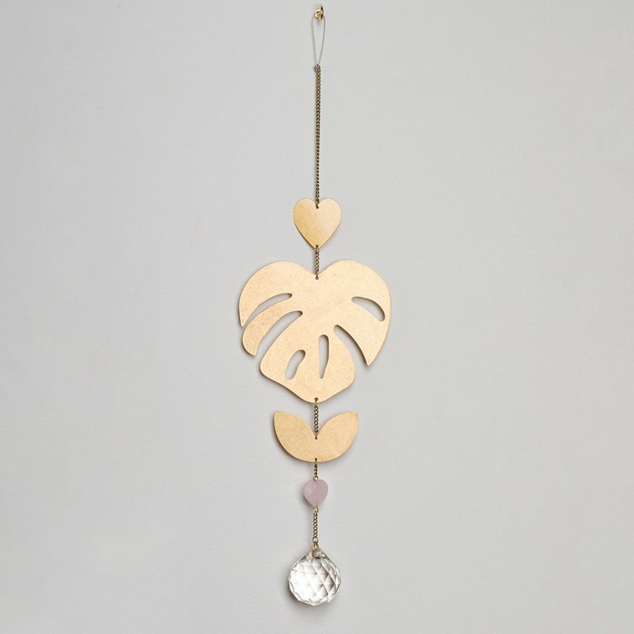 Monstera Leaf Suncatcher