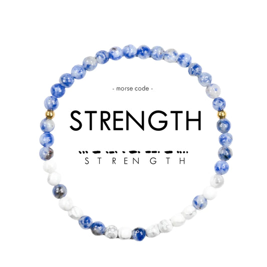 Morse Code Bracelet | STRENGTH