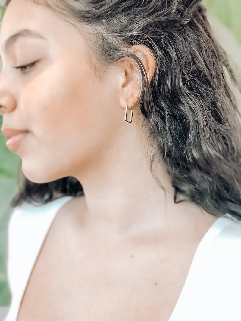 Palmer Earrings in Silver