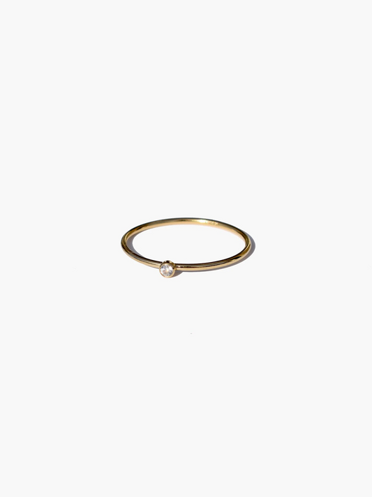 Luz Petite Ring in Gold