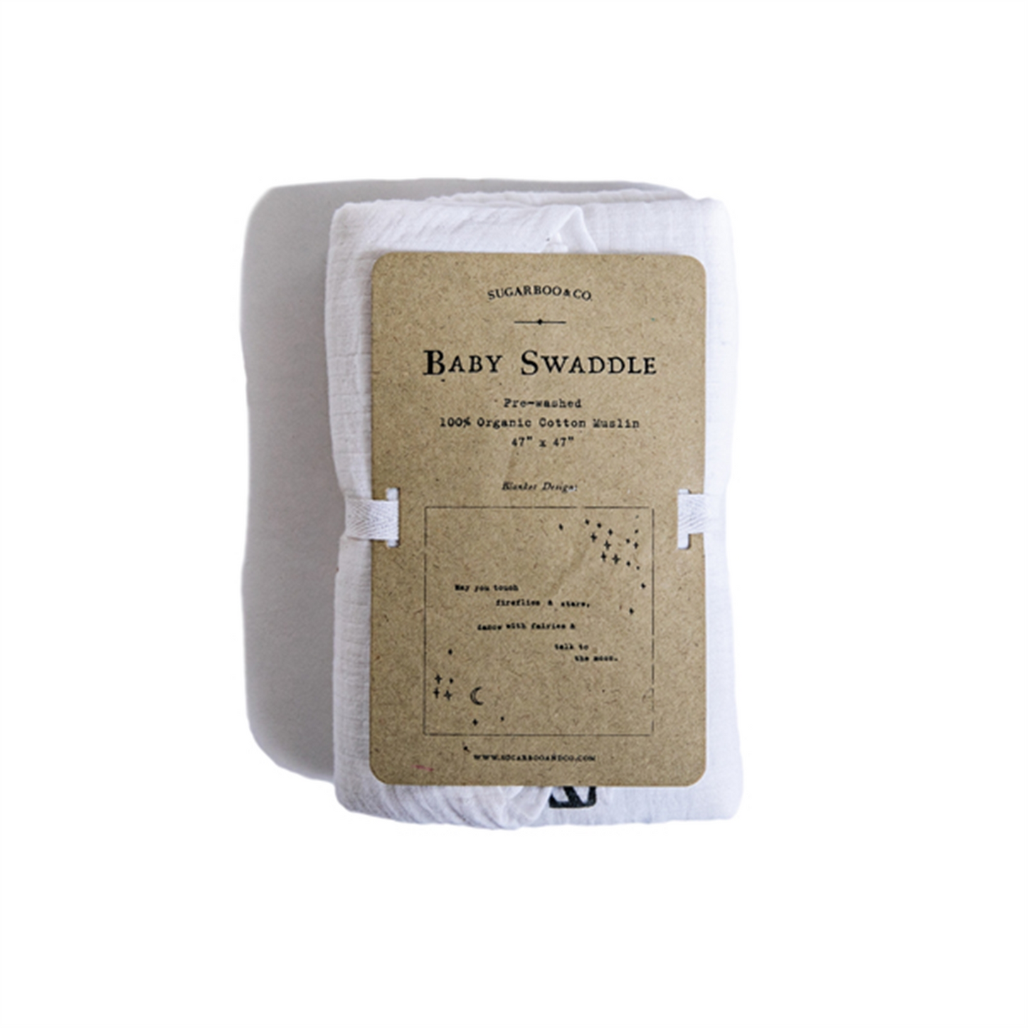 Organic Swaddle Blanket: May You Touch Fireflies