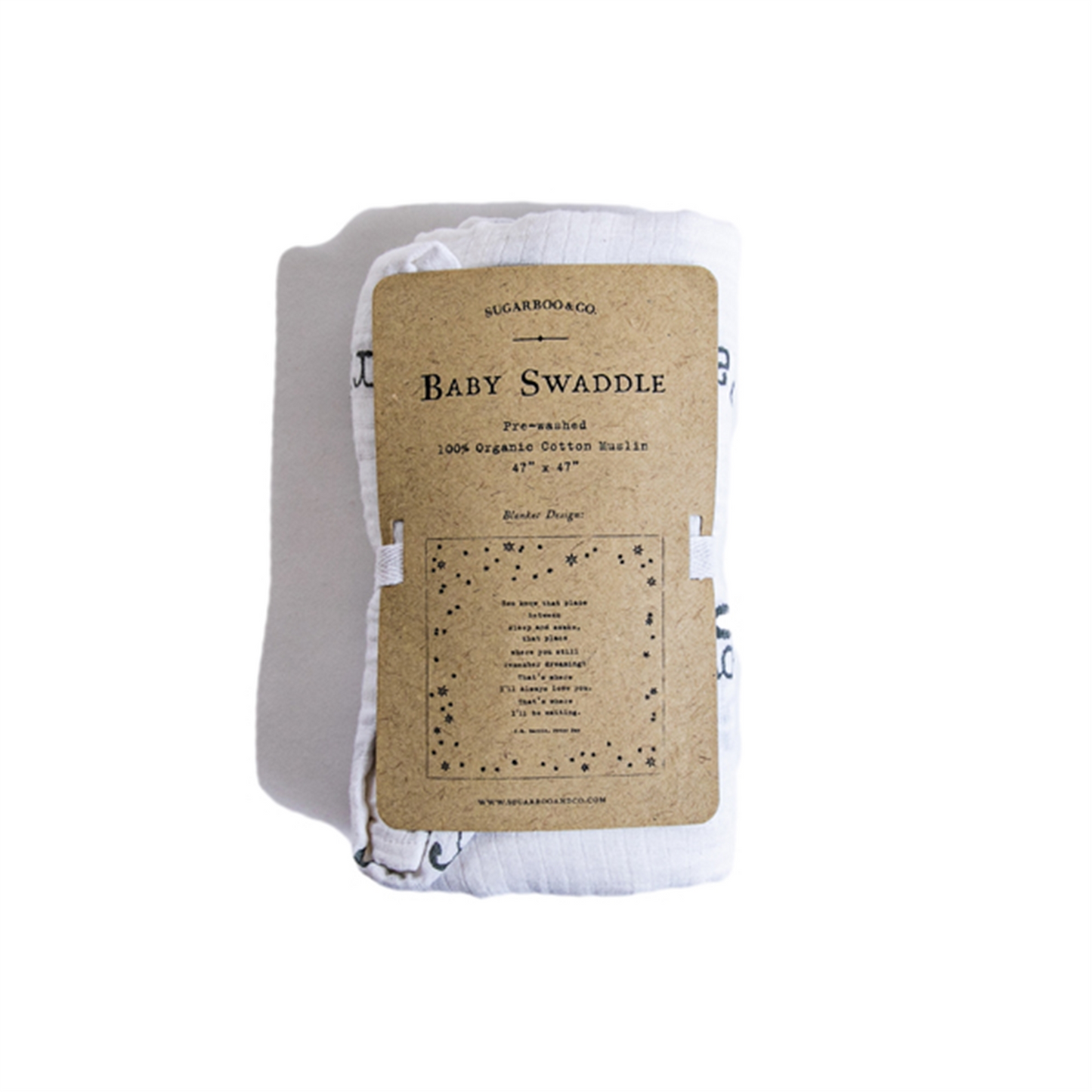 Organic Swaddle Blanket: Peter Pan