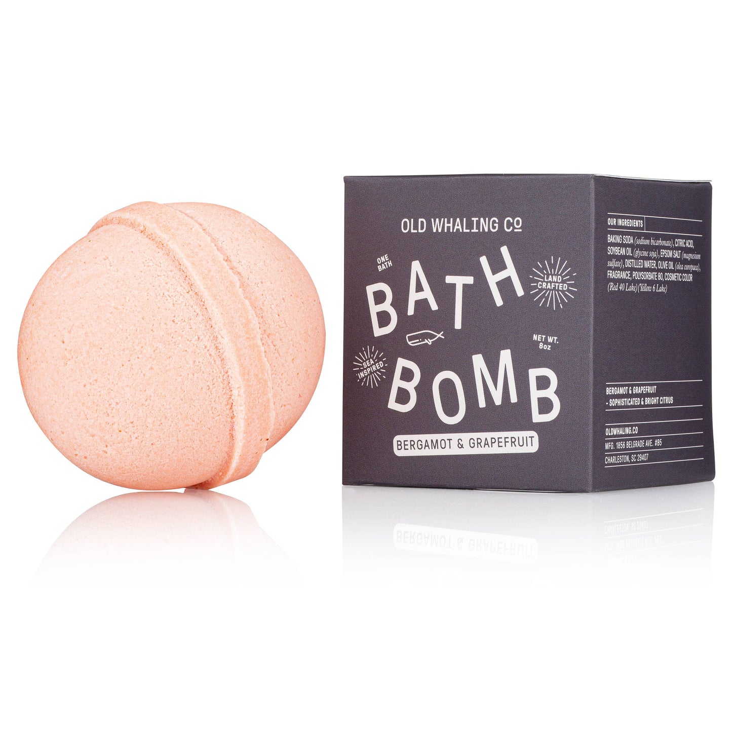 Bergamot + Grapefruit Bath Bomb