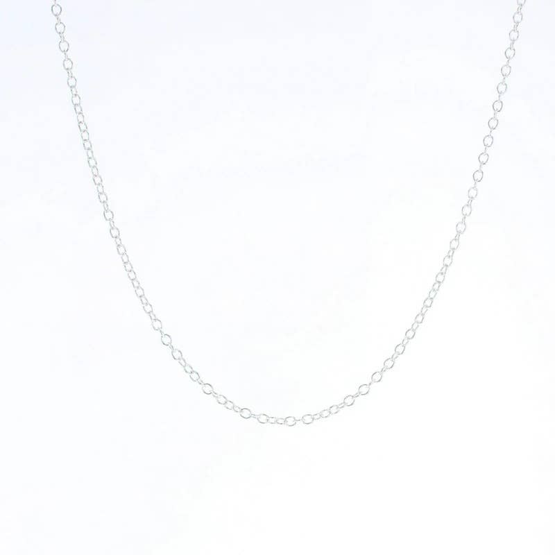 16" Silver Cable Chain