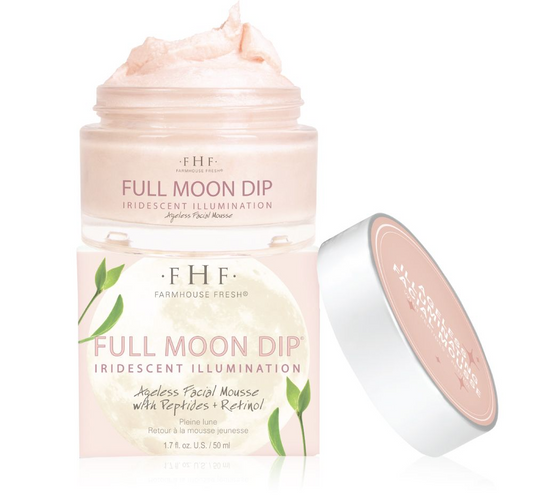 Full Moon Dip® Iridescent Illumination Ageless Facial Mousse with Peptides + Retinol