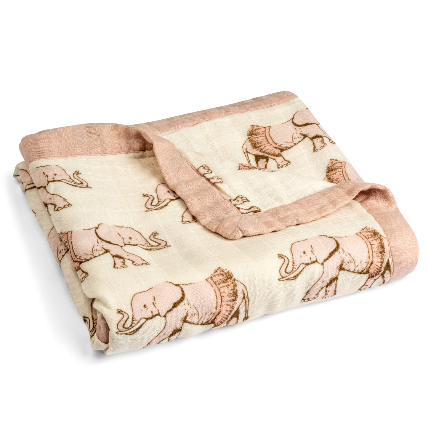 Bamboo Big Lovey Blanket in Tutu Elephants