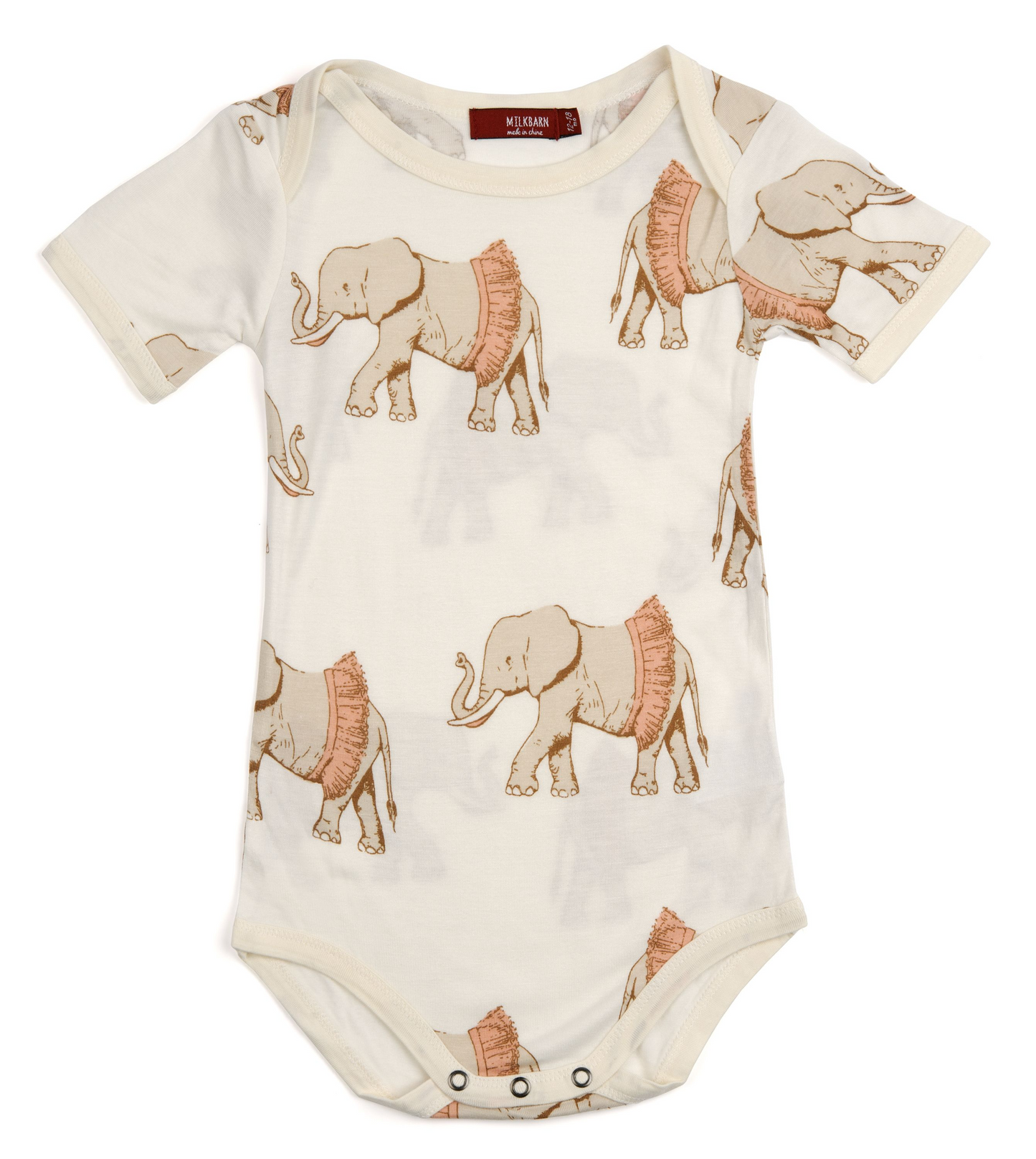 Onesie in Tutu Elephants (Bamboo)