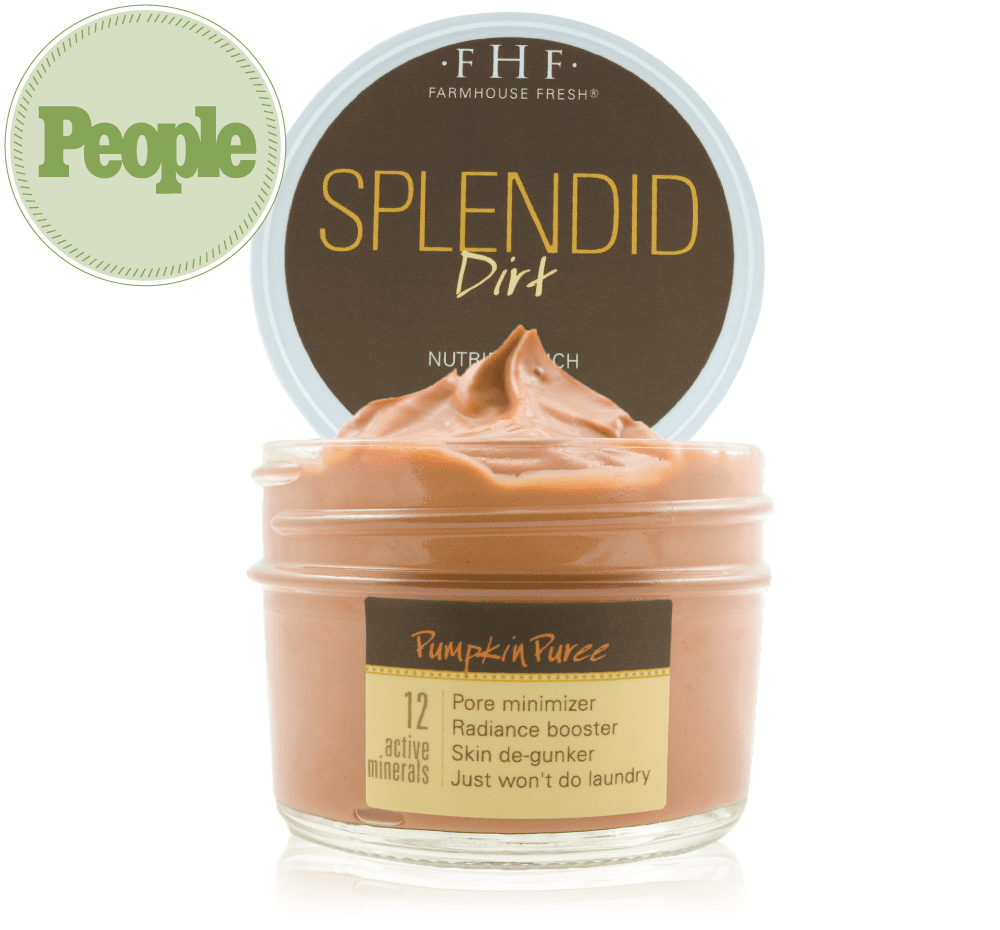 Splendid Dirt- Nutrient Mud Mask with Organic Pumpkin Puree