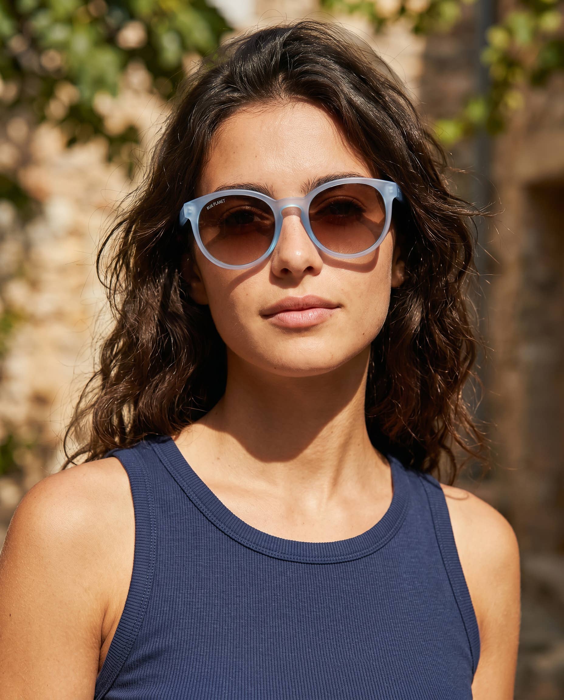 Arches Sunglasses in Soft Faded Blue - alternate view
