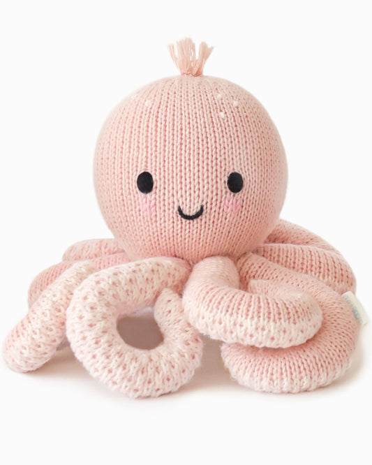 Baby Octopus Hand-Knit Plush