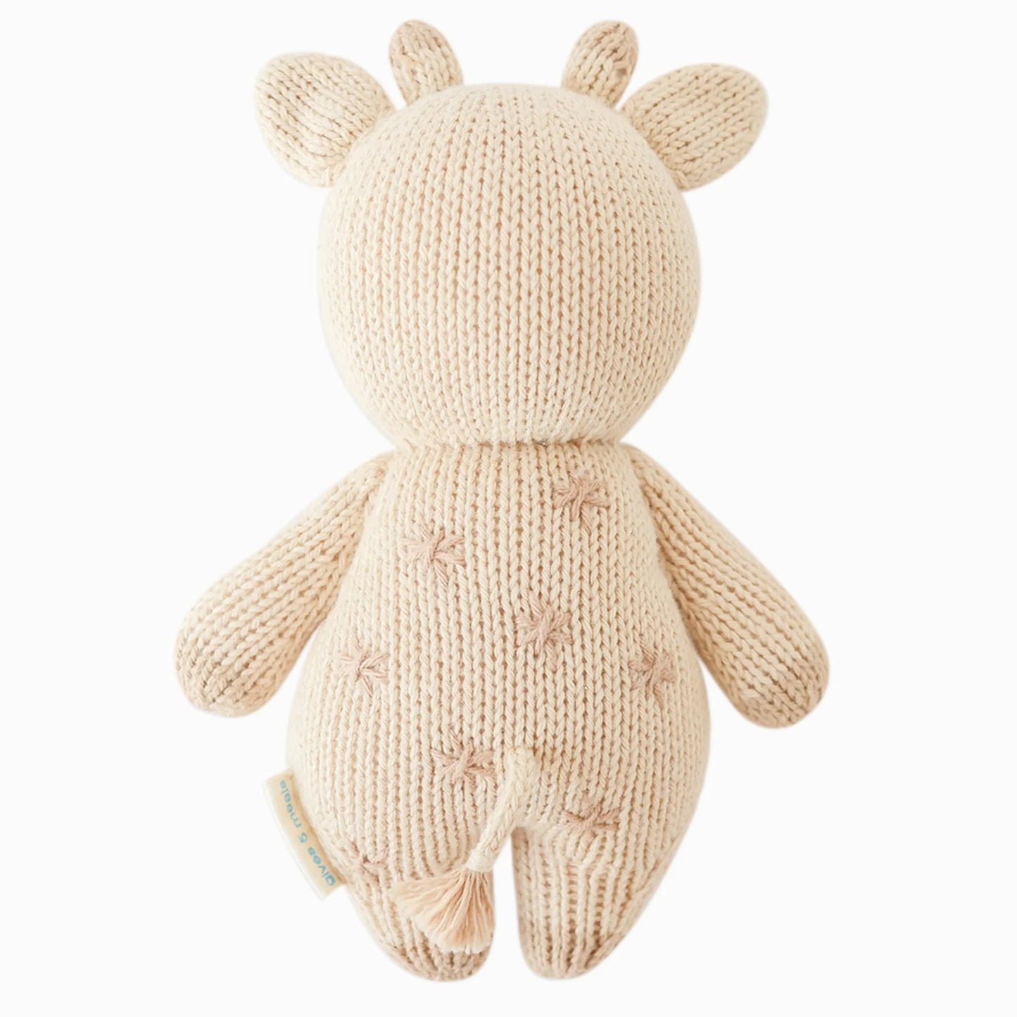 Baby Giraffe Hand-Knit Plush
