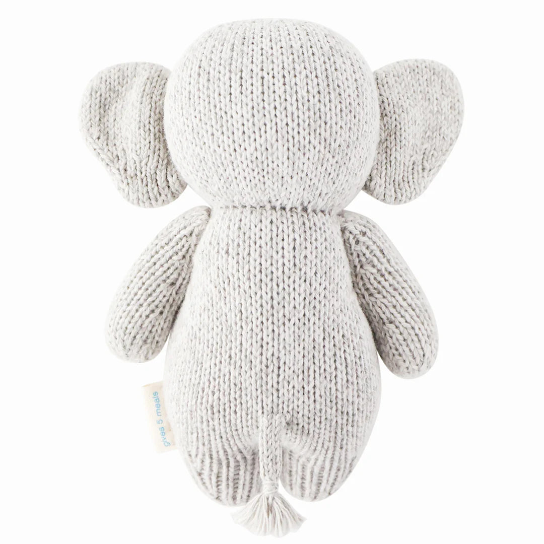 Baby Elephant Hand-Knit Plush