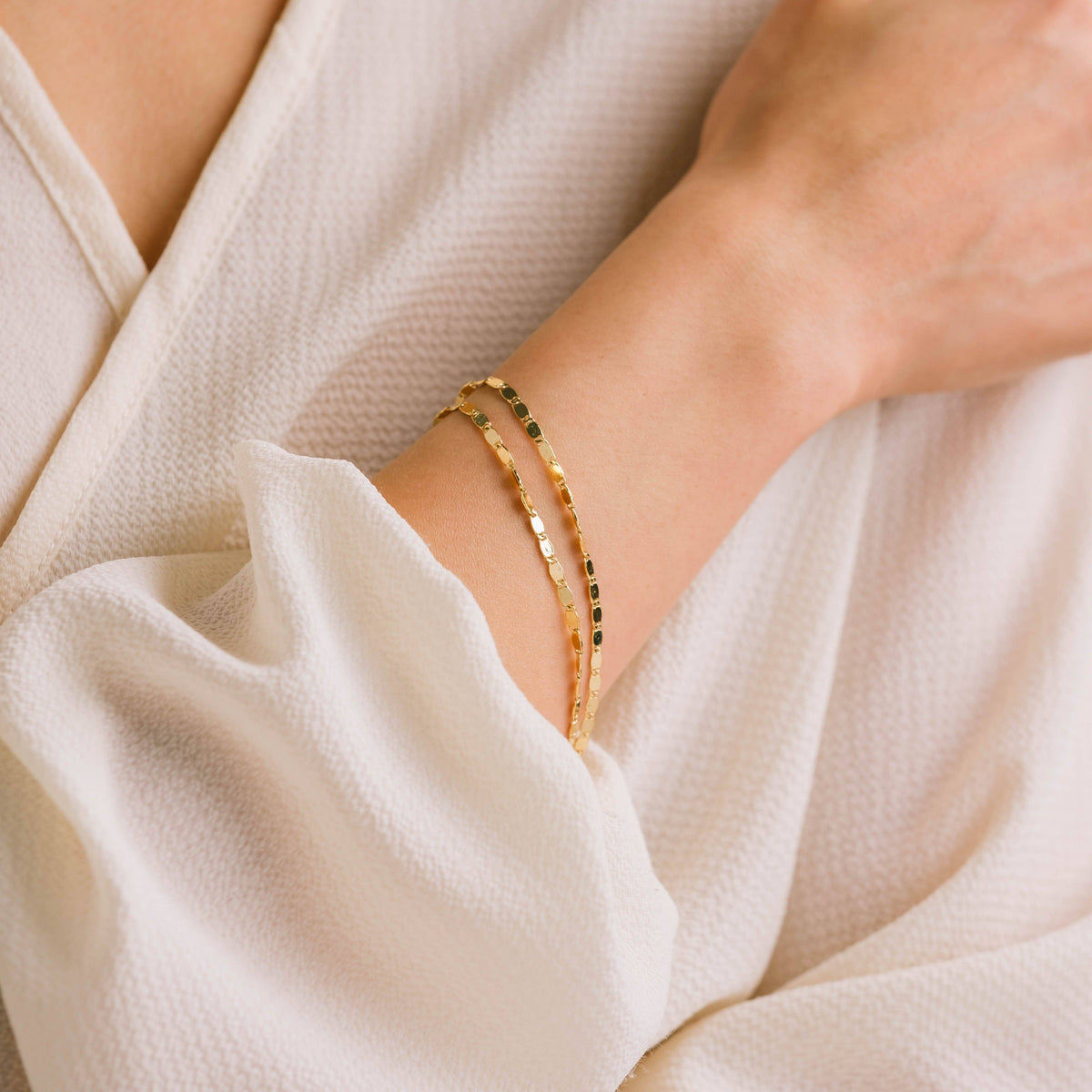 Cleo Double Bracelet in Gold