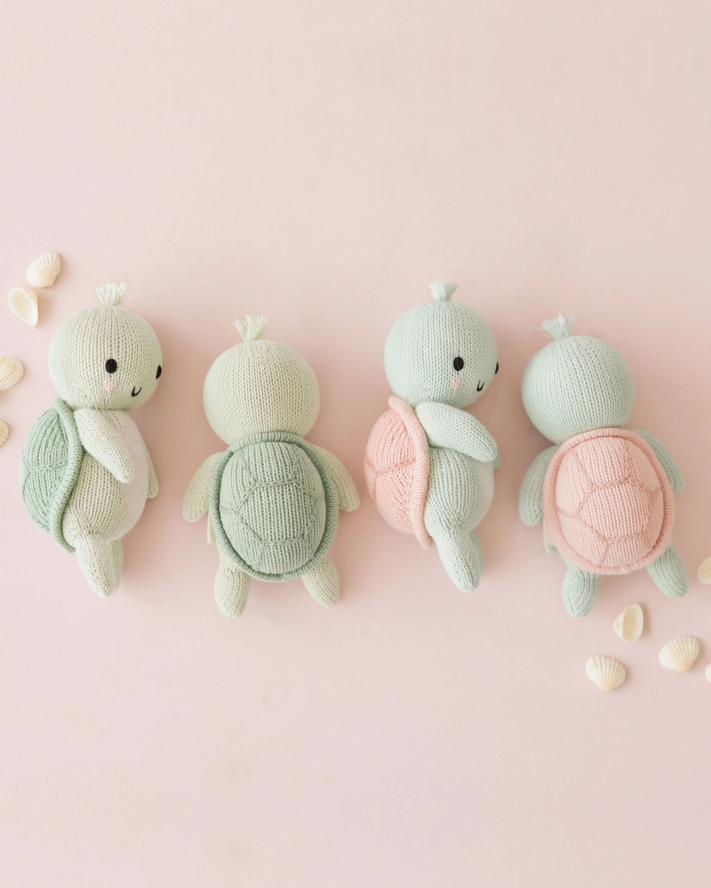 Baby Sea Turtle Hand-Knit Plush