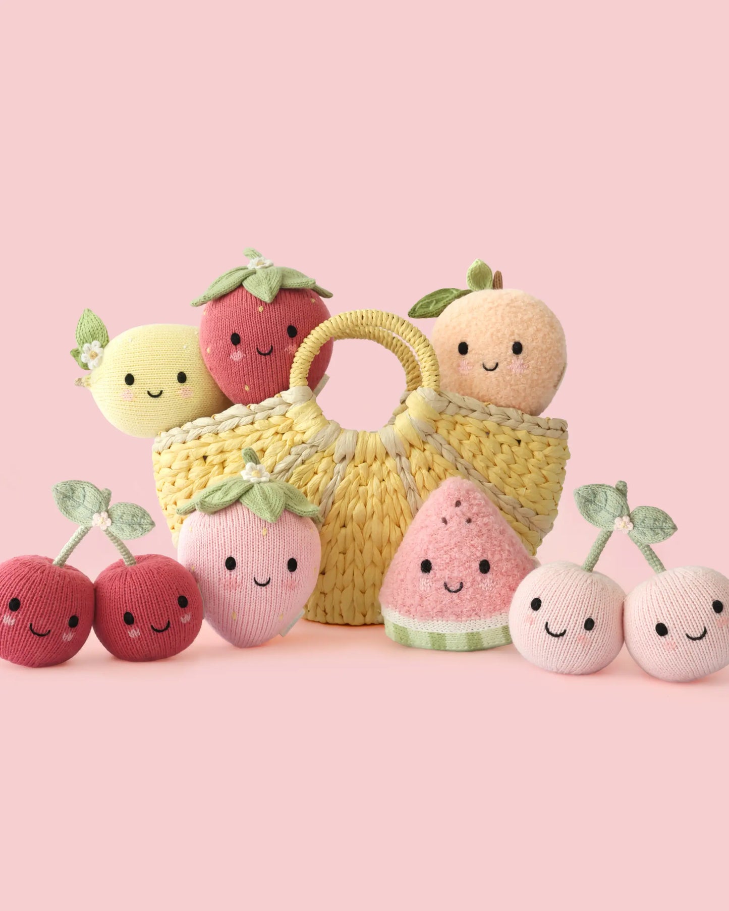 Baby Strawberry Hand-Knit Plush