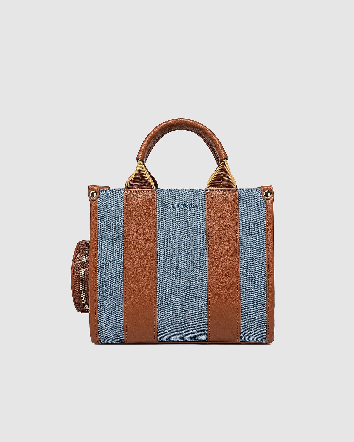 Manhattan Mini Tote Bag in Light Denim