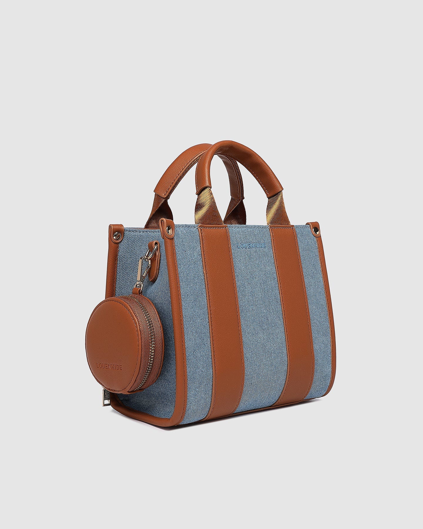 Manhattan Mini Tote Bag in Light Denim